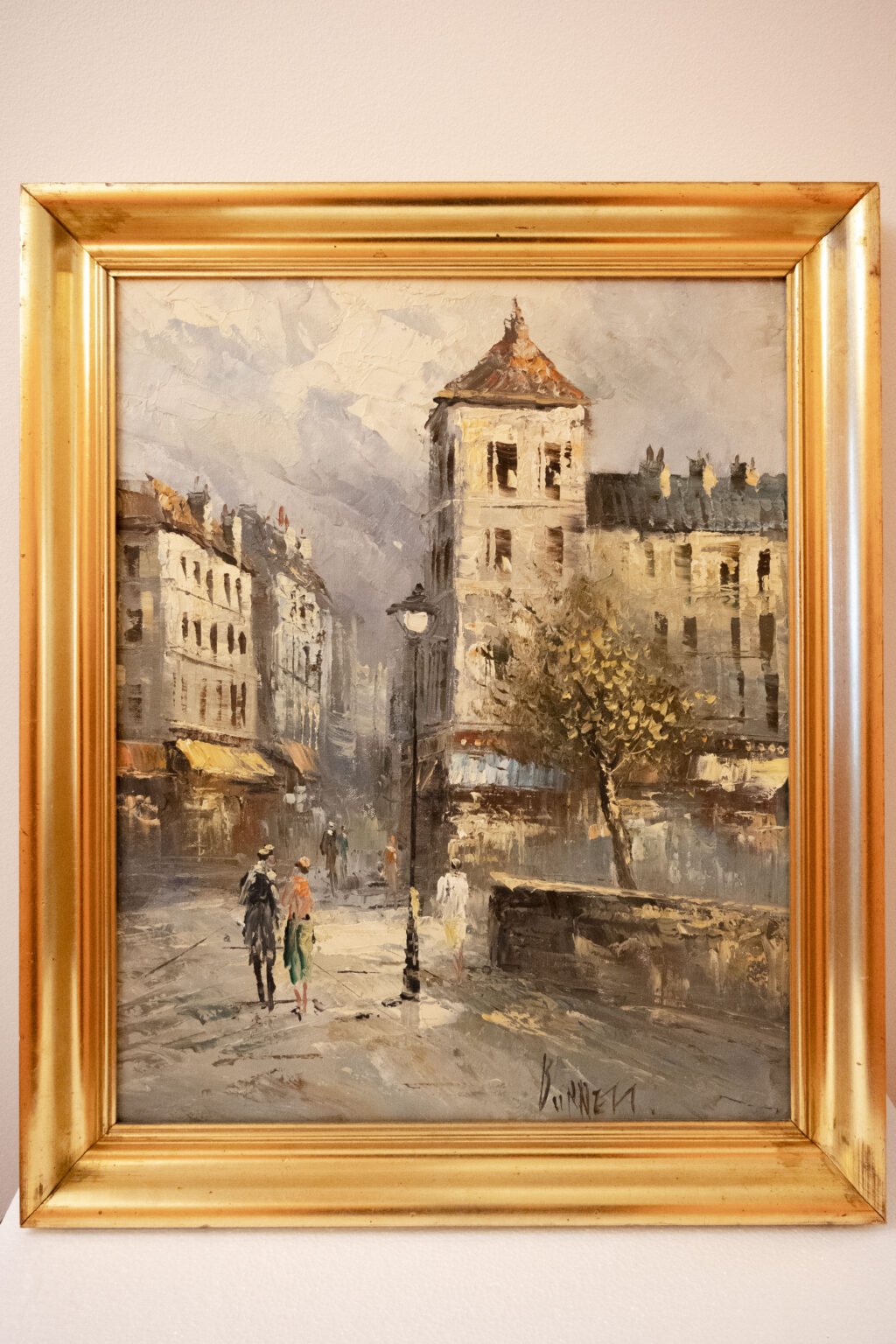 Tableau vue de Montmartre